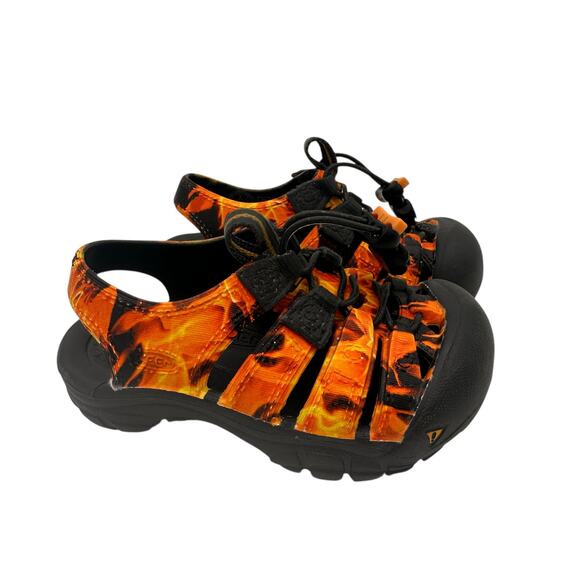 Keen Newport Flame Rubber Sandals Size 8 - Picture 1 of 8